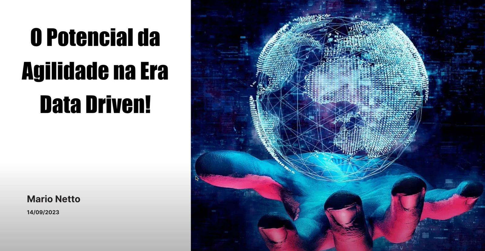 Capa Palestra O Potencial da Agilidade na Era Data Driven